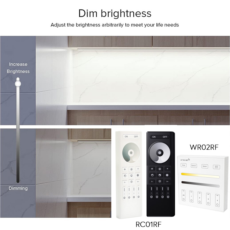C01W RF and Alexa Tuya WiFi LED Strip Dimmer Controller C01W RF and Alexa Tuya WiFi LED Strip Dimmer Controller